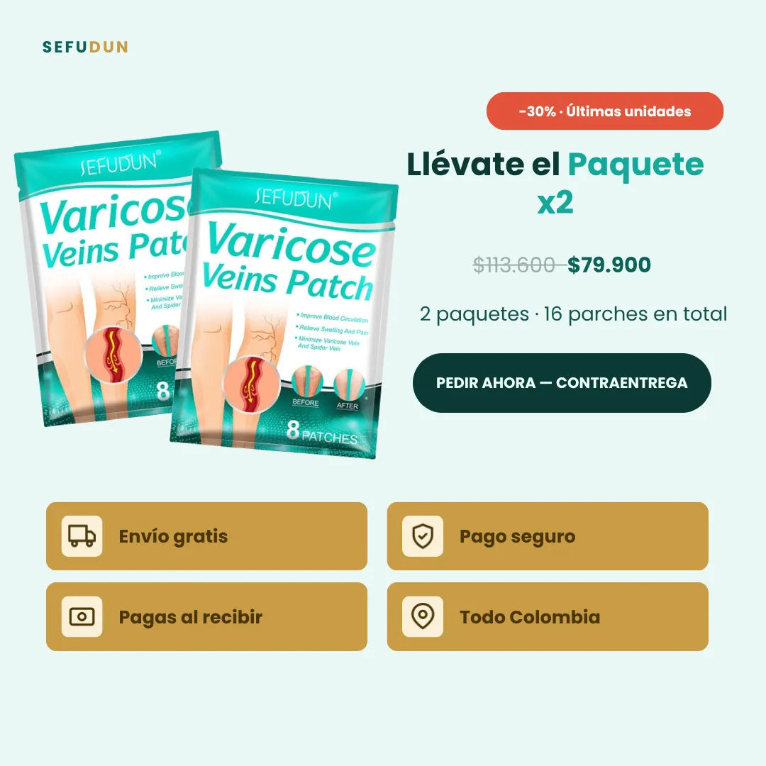 Parches para Alivio y Confort diario x2 UNIDADES