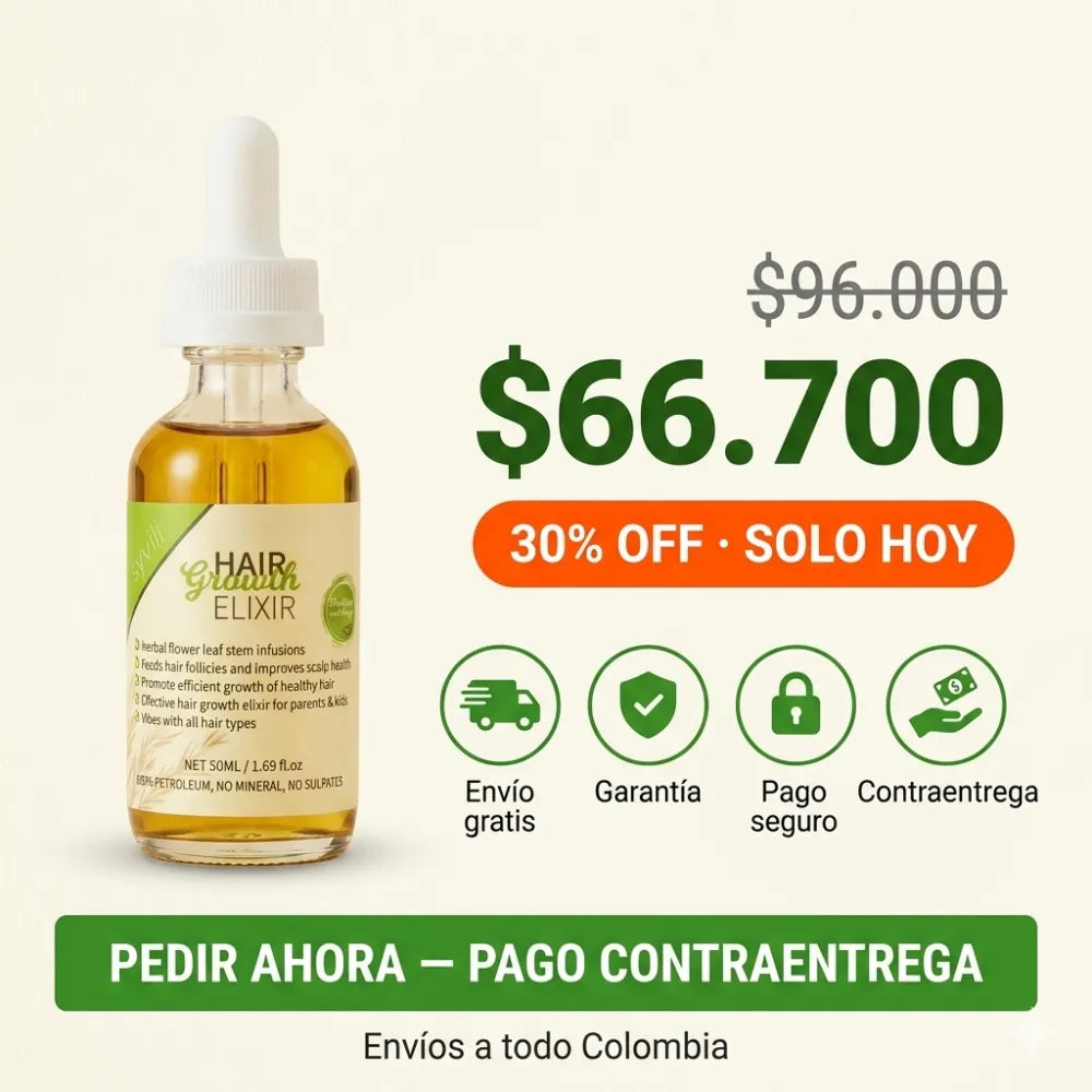 ELIXIR® Fortalece y estimula el crecimiento de tu cabello.
